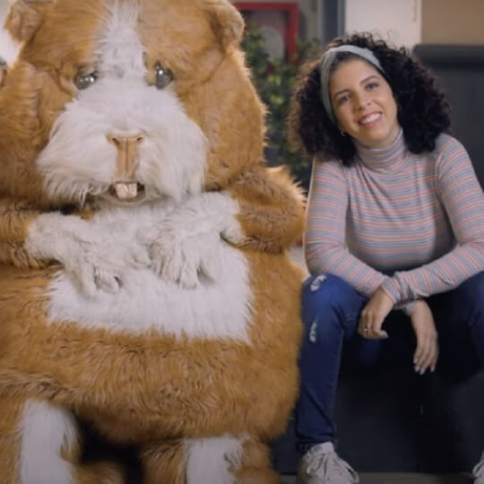 Imagen original de una clienta con la mascota Wardadito